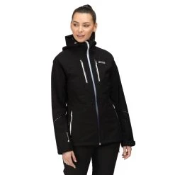 Regatta Womens/Ladies Carletta VI 3 In 1 Waterproof Jacket (Black) 8 Regatta Womens/Ladies Carletta VI 3 In 1 Waterproof Jacket (Black) -jacket shop k793fe6fedc25aef215ae7294d91bd735