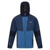 Regatta Mens Tarvos V Soft Shell Jacket (Moonlight Denim/Dynasty Blue)