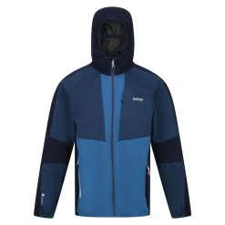 Regatta Mens Tarvos V Soft Shell Jacket (Moonlight Denim/Dynasty Blue)