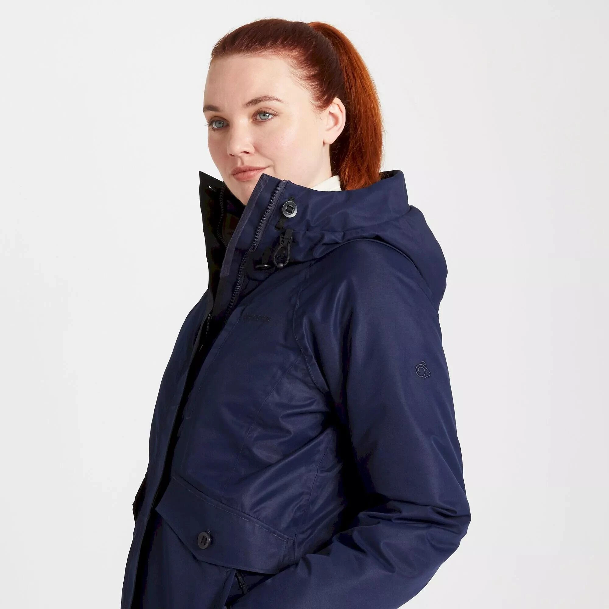 Craghoppers Womens/Ladies Bronn Waterproof Jacket (Blue Navy) 5 Craghoppers Womens/Ladies Bronn Waterproof Jacket (Blue Navy) - Image 3