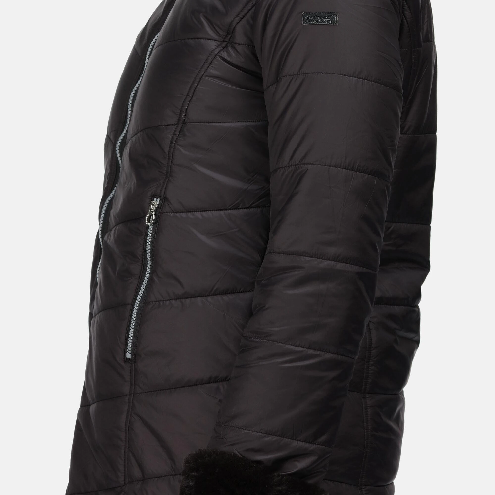 Regatta Womens/Ladies Charlize Insulated Parka (Black) 4 Regatta Womens/Ladies Charlize Insulated Parka (Black) - Image 2