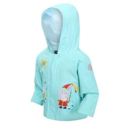 Regatta Childrens/Kids Peppa Pig Waterproof Jacket (Aruba Blue) 10 Regatta Childrens/Kids Peppa Pig Waterproof Jacket (Aruba Blue) -jacket shop k7d5ed713665a50e740f1440256b8b8ac