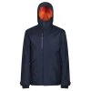 Regatta Mens Thermogen Heated Waterproof Jacket (Navy/Magma Orange)