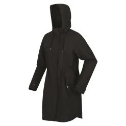 Regatta Womens/Ladies Adasha Waterproof Jacket (Black) -jacket shop k7f77426948281bb58e3c300f1a3106b8