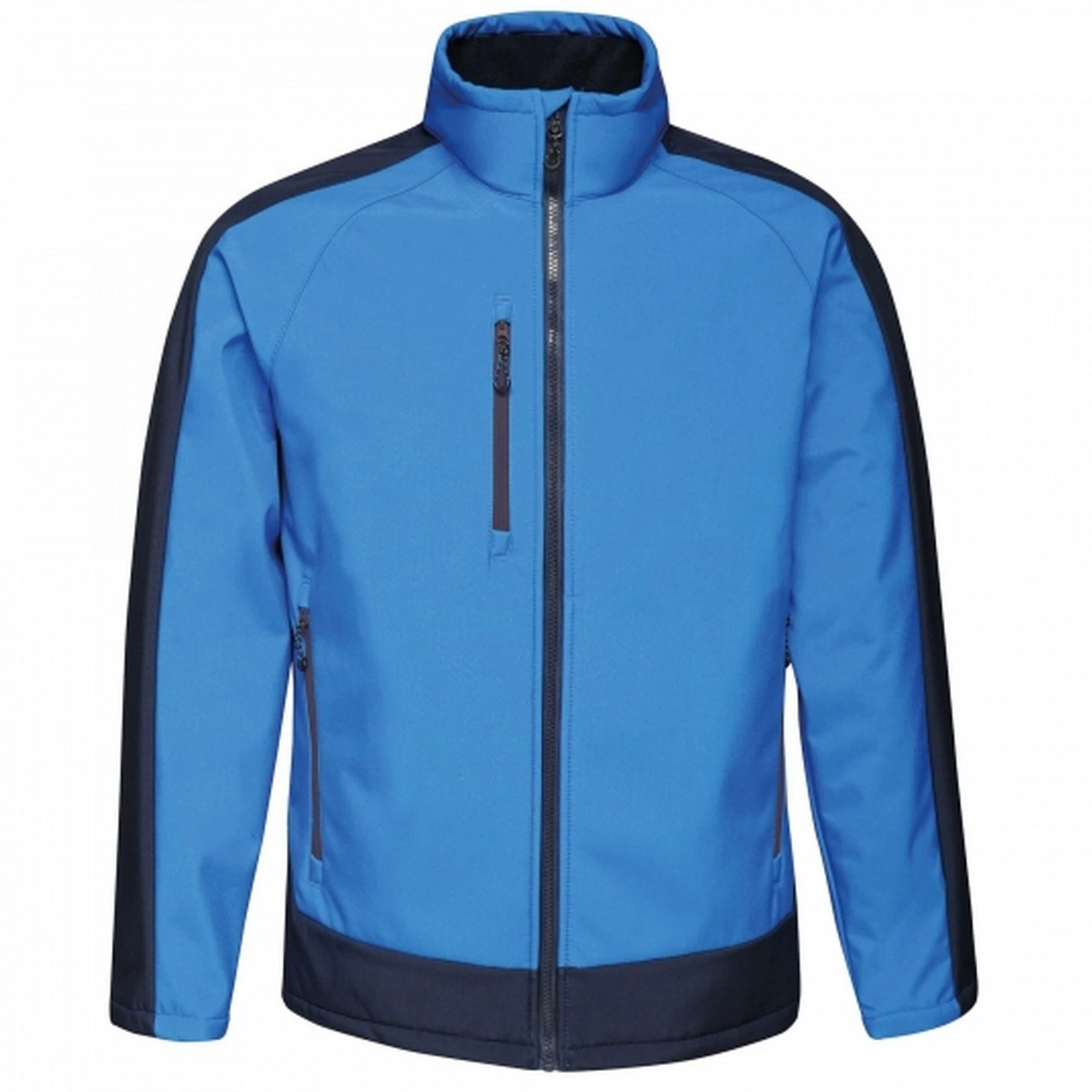 Regatta Mens Contrast 3 Layer Softshell Full Zip Jacket (Jet Black/Orient Red) 16 Regatta Mens Contrast 3 Layer Softshell Full Zip Jacket (Jet Black/Orient Red) - Image 14