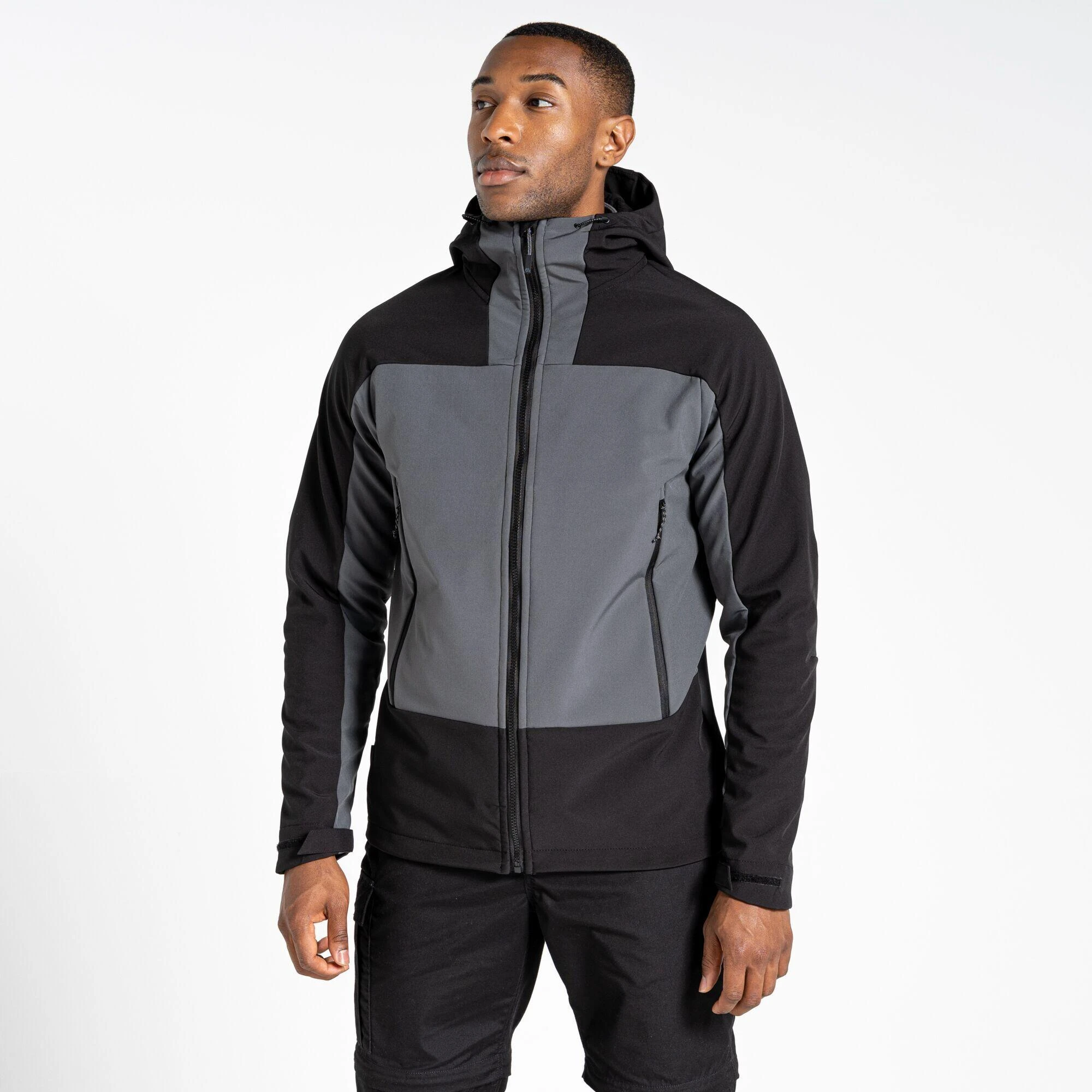 Craghoppers Mens Expert Softshell Hooded Active Soft Shell Jacket (Poseidon Blue/Navy) 10 Craghoppers Mens Expert Softshell Hooded Active Soft Shell Jacket (Poseidon Blue/Navy) - Image 8