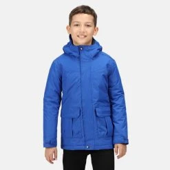 Regatta Boys Bardron Waterproof Jacket (Surf Spray) -jacket shop k82cda88c5459ba0a8810b7c591d49219