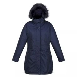 Regatta Womens/Ladies Lyanna Faux Fur Trim Parka (Black) -jacket shop k8596e93abd99467bb8a97f9a635e33da