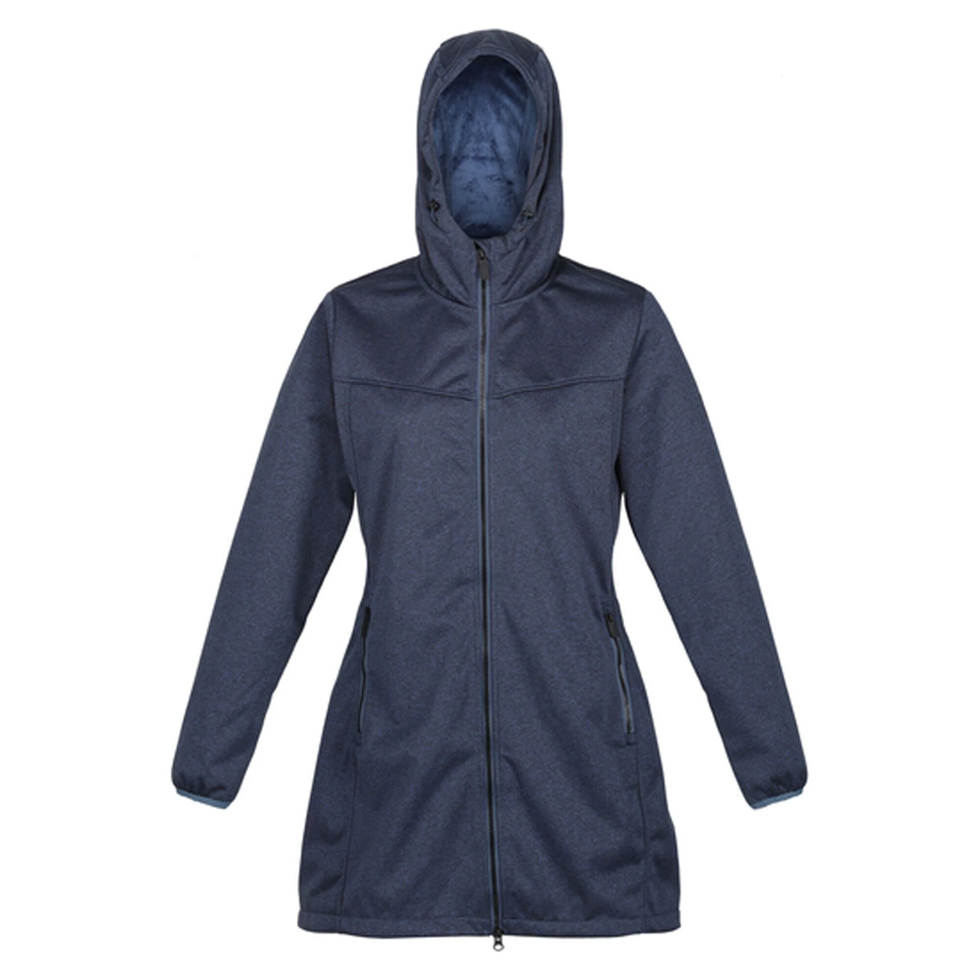 Regatta Womens/Ladies Alerie II Soft Shell Jacket (Dark Denim Marl) 3 Regatta Womens/Ladies Alerie II Soft Shell Jacket (Dark Denim Marl)