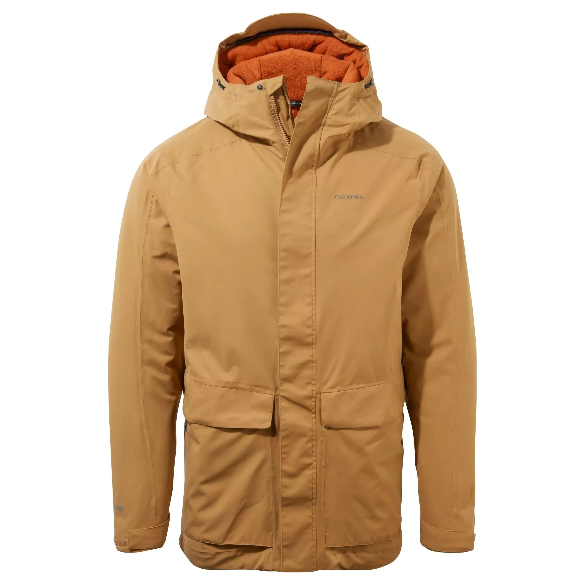 Craghoppers Mens Lorton Waterproof Jacket (Coast Grey) 8 Craghoppers Mens Lorton Waterproof Jacket (Coast Grey) - Image 6