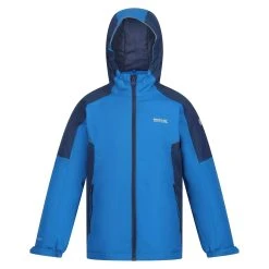 Regatta Childrens/Kids Hurdle IV Insulated Waterproof Jacket (Black/Ash) -jacket shop k89f2a77687ecd29e023873024e82d89b
