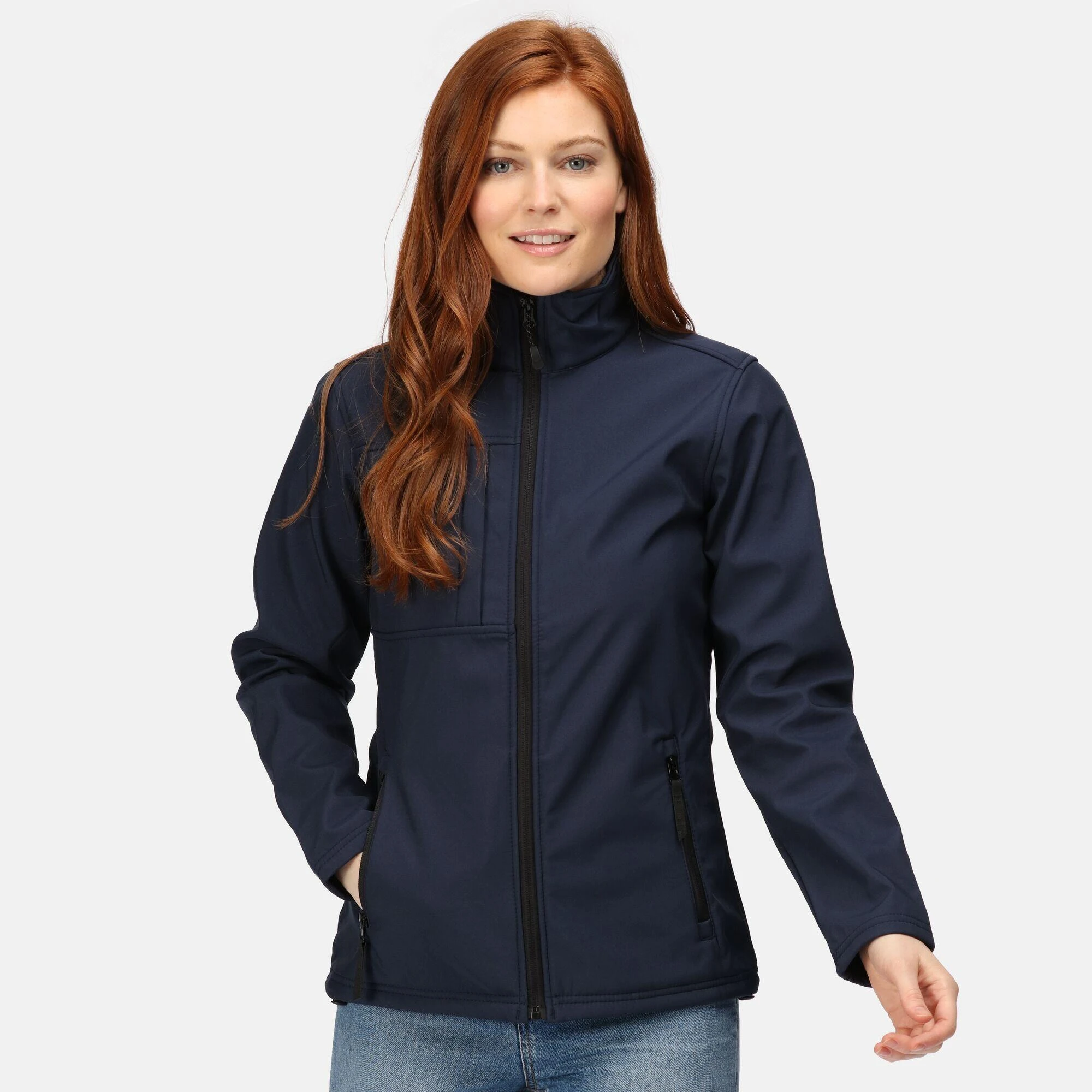 Regatta Professional Womens/Ladies Octagon II Waterproof Softshell Jacket (Oxford 14 Regatta Professional Womens/Ladies Octagon II Waterproof Softshell Jacket (Oxford - Image 12