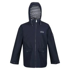 Regatta Childrens/Kids Belladonna Waterproof Jacket (Navy)