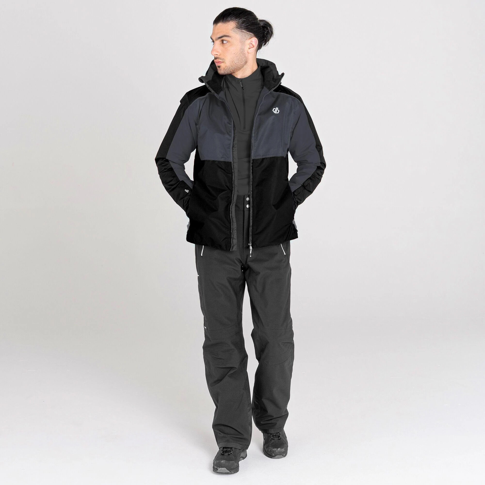 Dare 2b Mens Observe II Waterproof Ski Jacket (Athletic Blue/Ebony Grey) 11 Dare 2b Mens Observe II Waterproof Ski Jacket (Athletic Blue/Ebony Grey) - Image 9