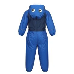 Regatta Childrens/Kids Mudplay III Hooded Rainsuit (Nautical Blue) -jacket shop k8ccab127c40a66365ef2a8080c699709
