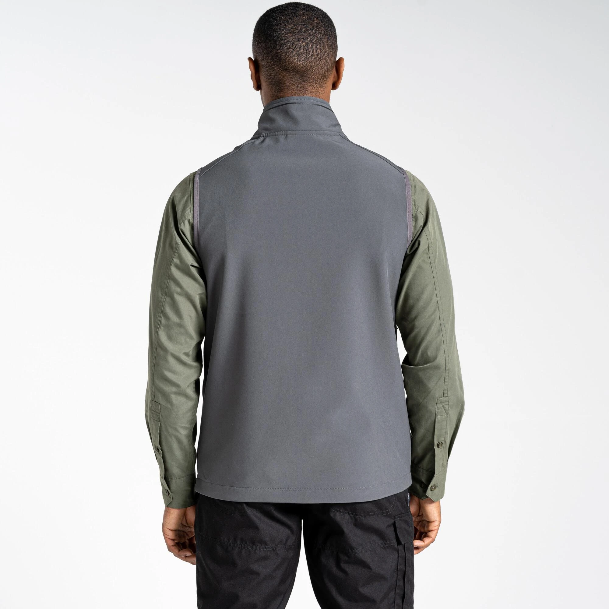 Craghoppers Mens Expert Basecamp Softshell Body Warmer (Black) 12 Craghoppers Mens Expert Basecamp Softshell Body Warmer (Black) - Image 10