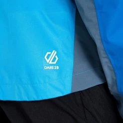 Dare 2b Mens Touchpoint II Waterproof Jacket (Burnt Salmon/Stellar Blue) -jacket shop k8dc3a8fd78caf86d976971cdef29fc32