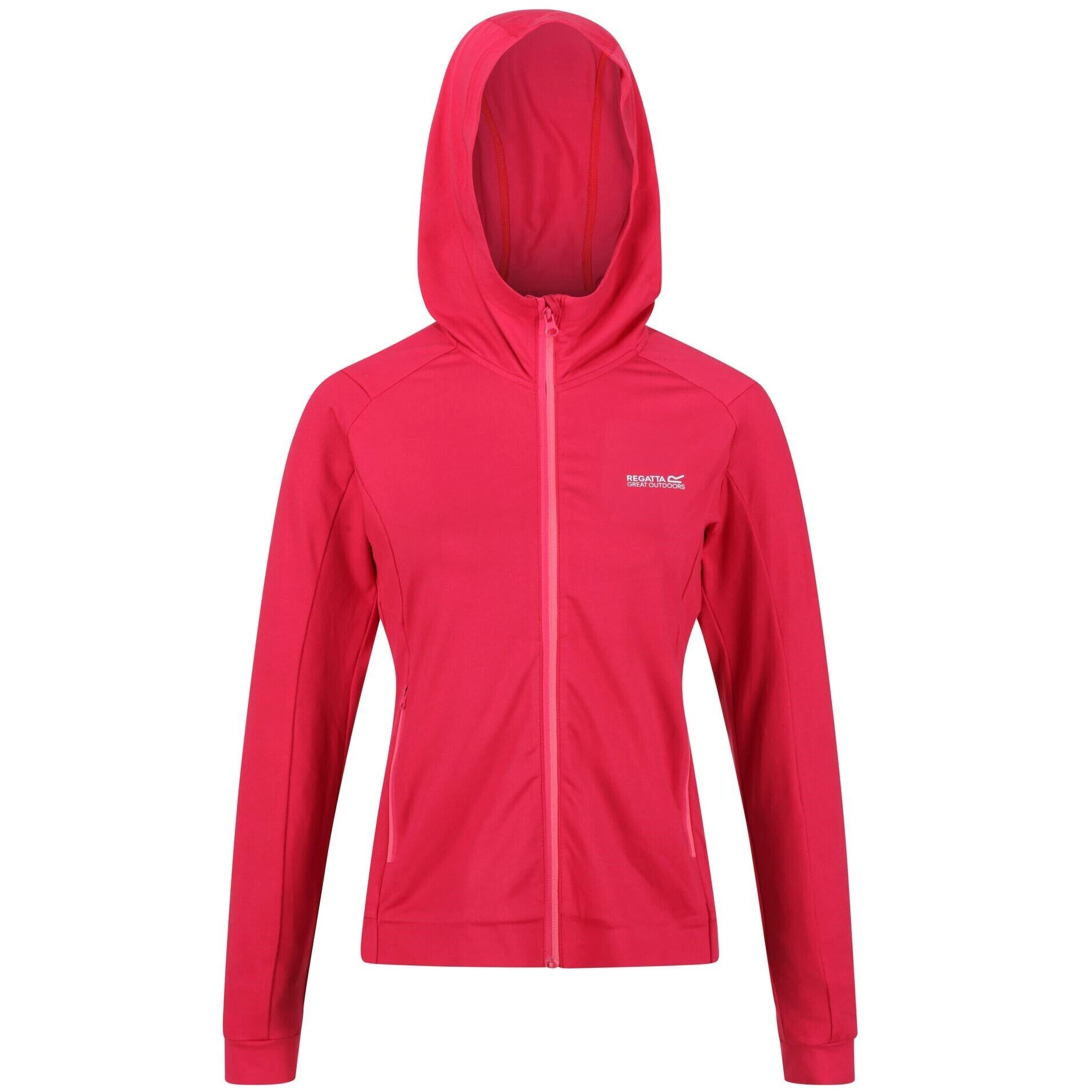 Regatta Womens/Ladies Cuba II Soft Shell Jacket (Neon Peach) 8 Regatta Womens/Ladies Cuba II Soft Shell Jacket (Neon Peach) - Image 6