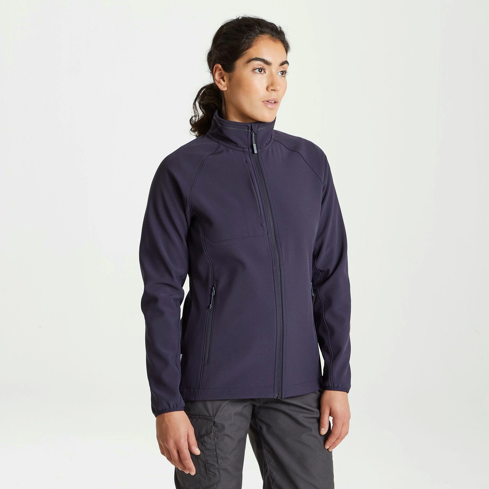 Craghoppers Womens/Ladies Expert Basecamp Soft Shell Jacket (Dark Navy) 6 Craghoppers Womens/Ladies Expert Basecamp Soft Shell Jacket (Dark Navy) - Image 4