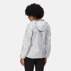 Regatta Womens/Ladies Serenton Foil Waterproof Jacket (White) -jacket shop k90ffc83356116a9d8de5c0daa298b201