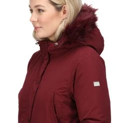Regatta Womens/Ladies Voltera Heated Waterproof Jacket (Code Red) -jacket shop k92d99412bfb9ccf72efe7e9edc36b7c7