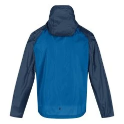 Regatta Mens Pack It Pro Waterproof Jacket (Black/Pacific Green) -jacket shop k92ef349124082baf6cceb4a05727c2ba