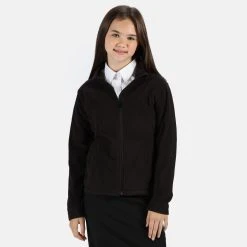 Regatta Childrens/Kids Brigade II Micro Fleece Jacket (Black) -jacket shop k94235f5340017f35419b3c2c1cec18bc