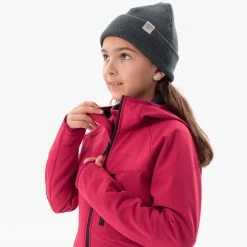 Quechua KIDS’ SOFTSHELL HIKING JACKET - MH550 Aged 7-15 -jacket shop k945686628d1d503c8348d3e5d4675670
