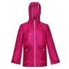 Regatta Childrens/Kids Hallow Animal Print Hooded Raincoat (Duchess Pink) -jacket shop k9791b2791990504bd96bfd26a1037267
