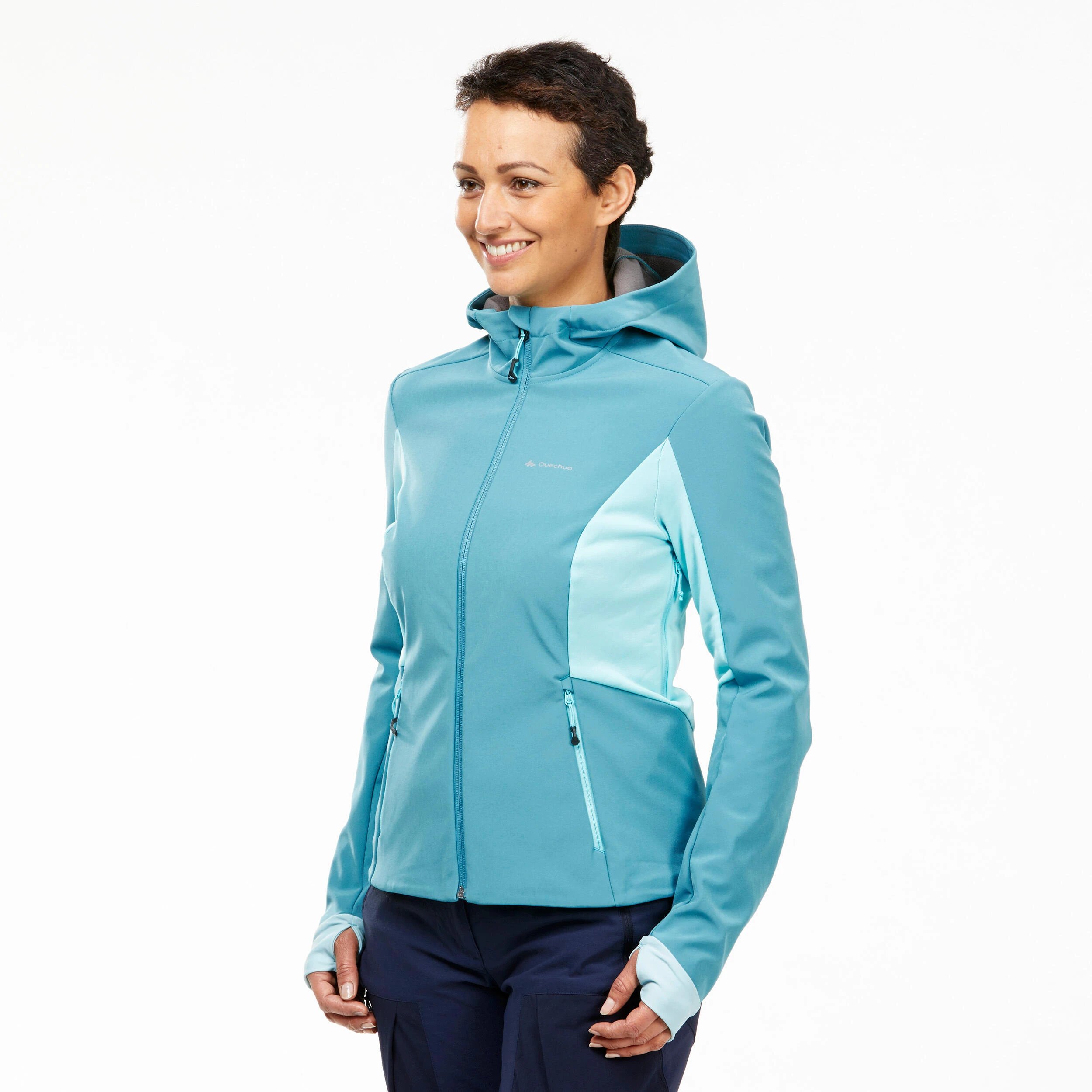 Forclaz Women's Windproof Jacket - Softshell - Warm 8 Forclaz Women's Windproof Jacket - Softshell - Warm - Image 6