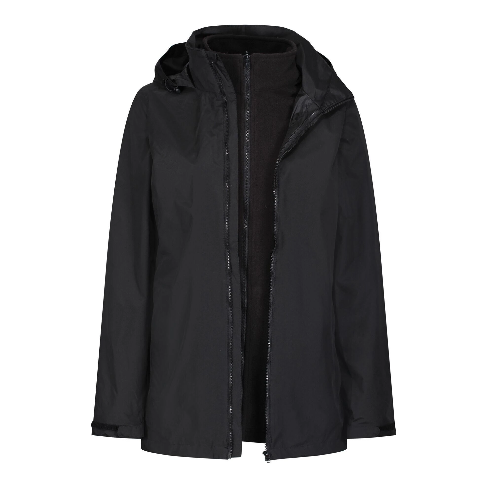 Regatta Womens/Ladies Classic Waterproof Jacket (Black) 3 Regatta Womens/Ladies Classic Waterproof Jacket (Black)