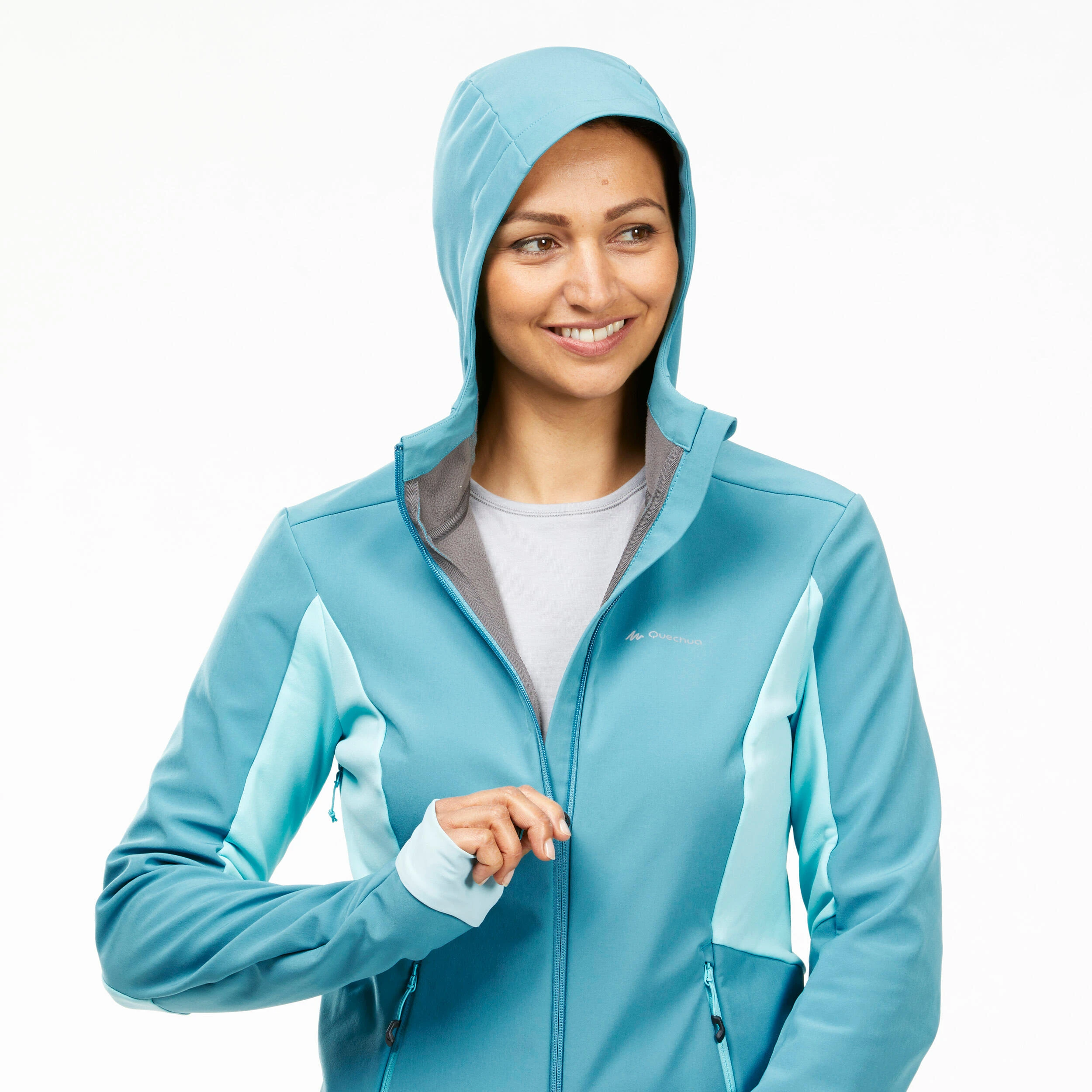Forclaz Women's Windproof Jacket - Softshell - Warm 10 Forclaz Women's Windproof Jacket - Softshell - Warm - Image 8