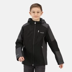 Regatta Calderdale II Kids' Hiking Waterproof Rain Jacket -jacket shop k9a38d4aa40994d65d6cd84a28ce84c6b