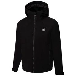 Dare 2b Childrens/Kids In The Lead III Recycled Waterproof Jacket (Black) -jacket shop k9c48301262acc7db9f0b575353786ec5