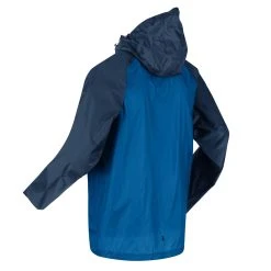 Regatta Mens Pack It Pro Waterproof Jacket (Black/Pacific Green) -jacket shop k9c4d1e0a973463d8a4b9c557df60cd89