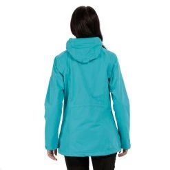 Regatta Womens/Ladies Hamara II Waterproof Hooded Jacket (Aqua) -jacket shop k9c9aeb3fba51bfbda03509b20b46c474