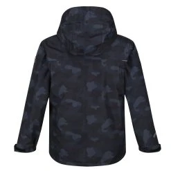 Regatta Childrens/Kids Salman Camo Insulated Waterproof Jacket (Dark Denim) -jacket shop ka1f0f0eb516010c8c599b529a92c9608