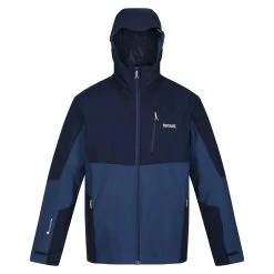 Regatta Mens Wentwood VII 3 In 1 Waterproof Jacket (Black/Bright Kiwi) -jacket shop ka24a4d745a5f2ff2b123fc8faa67e100