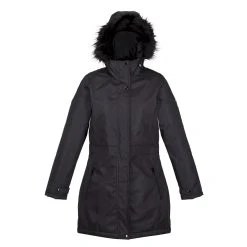 Regatta Womens/Ladies Lyanna Faux Fur Trim Parka (Black)
