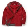 Craghoppers Mens Expert Kiwi 3 In 1 Waterproof Jacket (Red/Red) -jacket shop ka2e912bcc03f1e42e3a1005390942e9b
