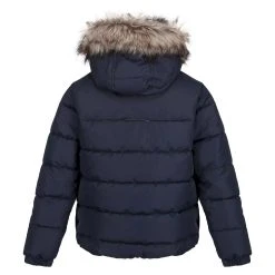 Regatta Childrens/Kids Faux Fur Trim Parka (Black) -jacket shop ka583bf63f190ee0fd01e5f56cd8774fb