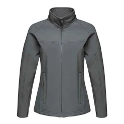 Regatta Womens/Ladies Uproar Soft Shell Jacket (Seal Grey)