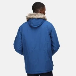 Regatta Mens Salinger II Faux Fur Insulated Parka (Black) -jacket shop ka69fd5597f70ab853ac670dcf78dee81