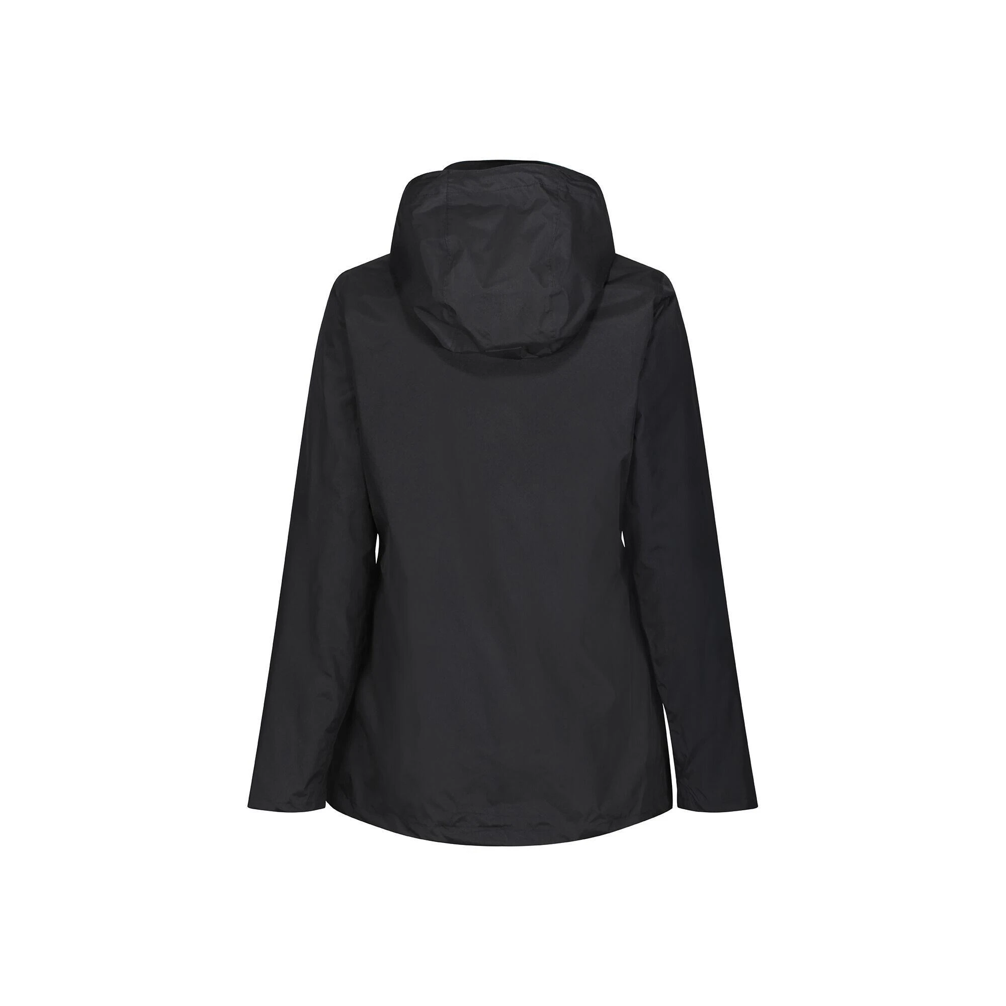Regatta Womens/Ladies Classic Waterproof Jacket (Black) 4 Regatta Womens/Ladies Classic Waterproof Jacket (Black) - Image 2