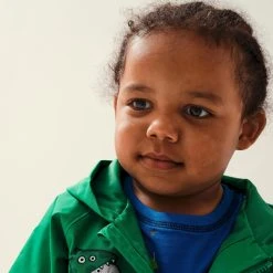 Regatta Childrens/Kids Peppa Pig Dinosaur Summer Waterproof Jacket (Jellybean Green) -jacket shop ka8cce5df67db7970731fb45e691f0513