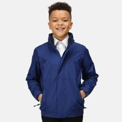 Regatta Kids/Childrens Waterproof Windproof Dover Jacket (Black/Ash) 22 Regatta Kids/Childrens Waterproof Windproof Dover Jacket (Black/Ash) -jacket shop ka8e458b7f5529ddd1a673f308bc26603