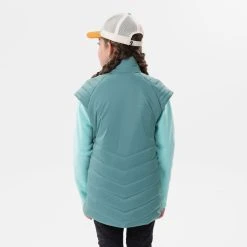 Quechua KIDS’ PADDED HIKING GILET - HYBRID AGED 7-15 -jacket shop ka963916d46444616693f8e8b5ac133f7