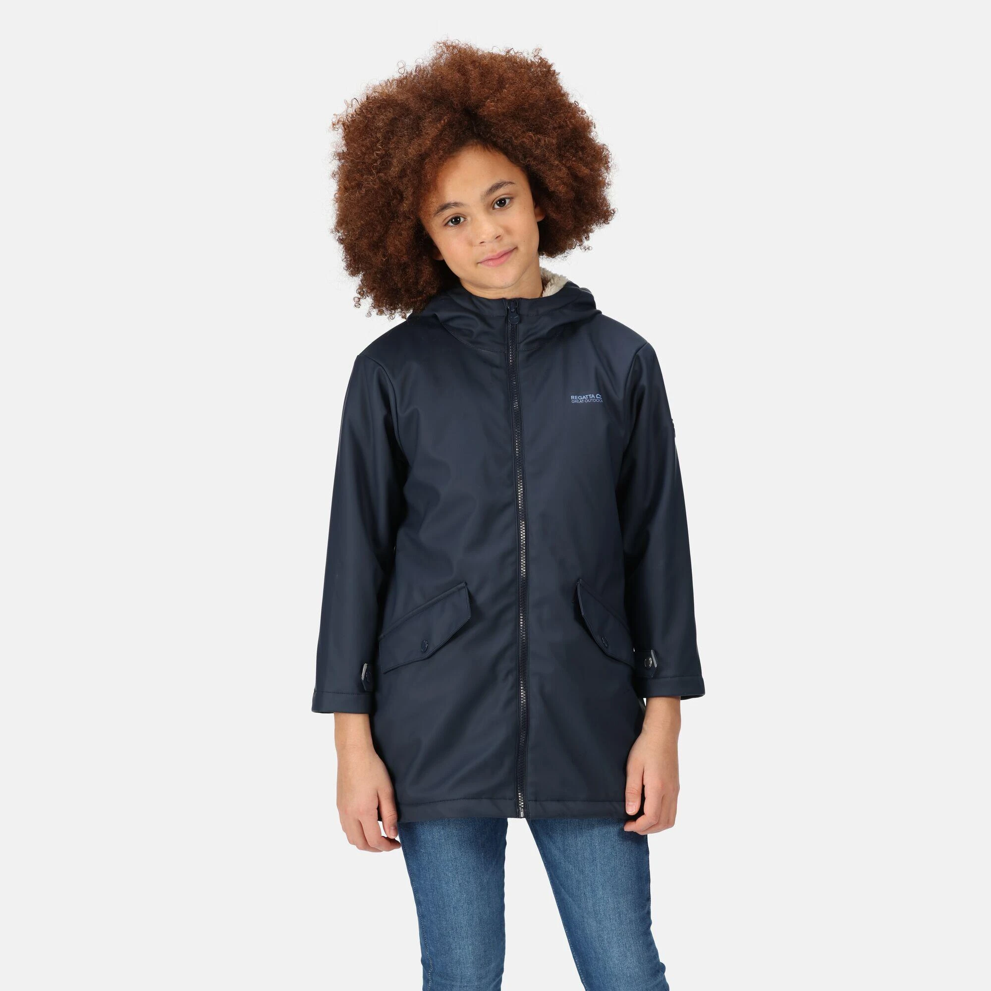 Regatta Kids' Brynlee Waterproof Jacket 12 Regatta Kids' Brynlee Waterproof Jacket - Image 10