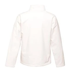 Regatta Standout Mens Ablaze Printable Softshell Jacket (White/Light Steel)