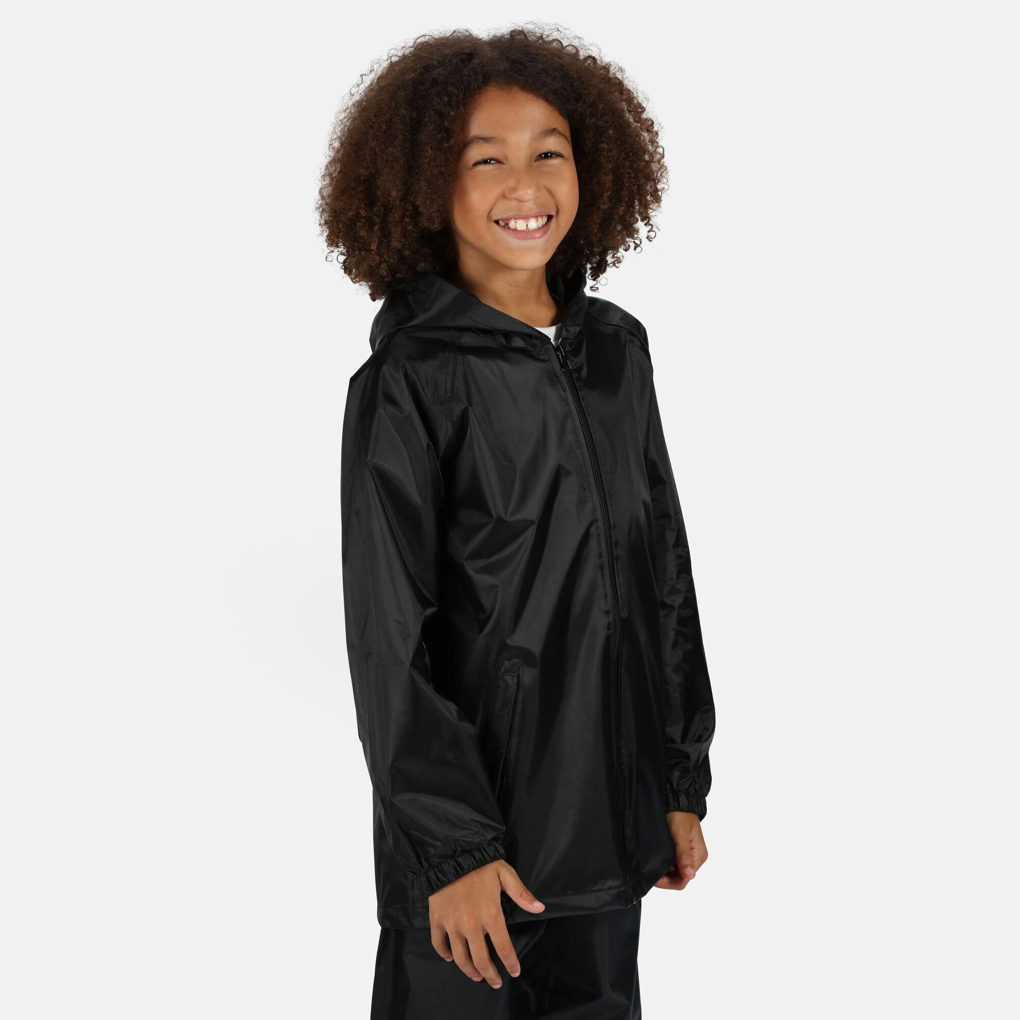 Regatta Childrens/Kids Pro Stormbreak Waterproof Jacket (Black) 6 Regatta Childrens/Kids Pro Stormbreak Waterproof Jacket (Black) - Image 4